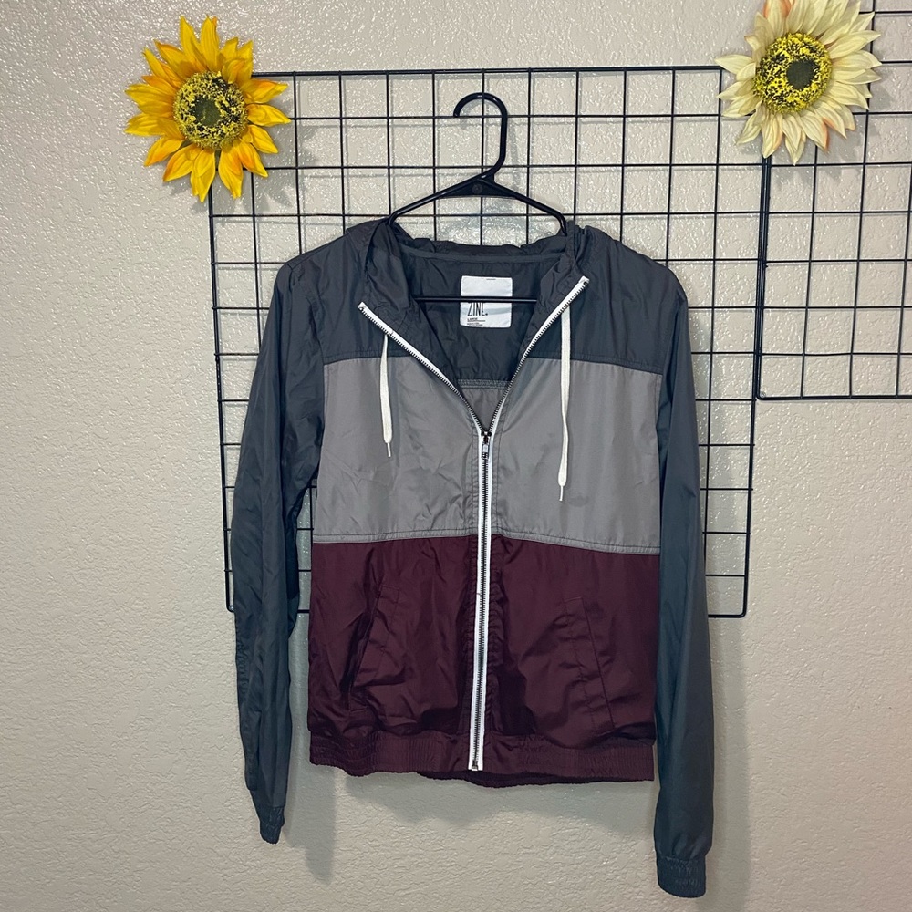 Zumiez tri-colored windbreaker